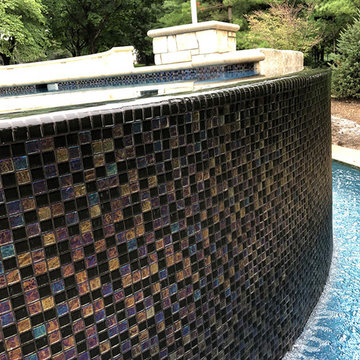 Linden Estates Travertine Poolscape