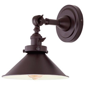 Midtown 1-Light Swivel Arleth Wall Sconce, Oil Rubbed Bronze