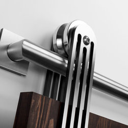 "The Streamline" Barn Door Hardware by MAIDEN - Barn Door Hardware
