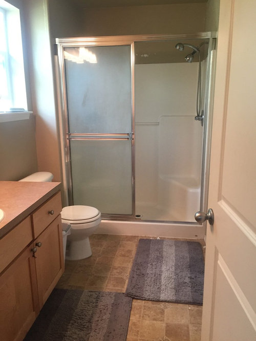 Unexpected master bath redo on a budget help!