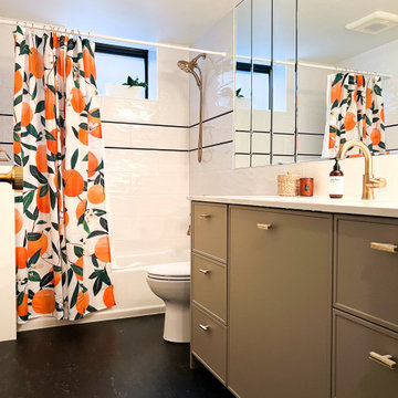 Shaker Slim Laminate Fronts - ABC Modern - Magnolia