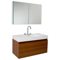 Modern Bathroom Vanities And Sink Consoles by Burroughs Hardwoods Inc.