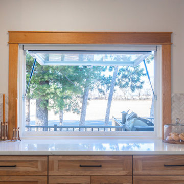 From Congested to Custom: A Warm Hickory Kitchen Transformation