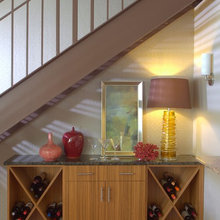 Bar under stairs