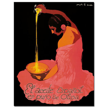 'Spanish Olive Oil' Canvas Art