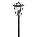 Hinkley - Hinkley Alford Place 26" Lg LED Post Top / Pier Mount Lantern, Museum Black - The clean and classic design of Alford Place is the epitome of timeless elegance. The precision die-cast frame and top loop paired with a sealed glass roof provide excellent illumination from all sides. Part of the Estate Series, Alford Place is designed to meet the needs of expansive properties, offering a breadth of fixtures defined by coordinating composition, enduring architecture, and time-honored craftsmanship.