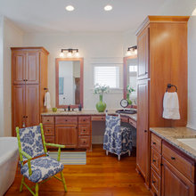 Corner vanity