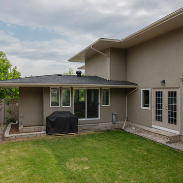 Calgary Stucco, Windows, Doors and Stone Exterior Renovation