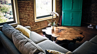 5" Thick Live Edge Maple Coffee Table