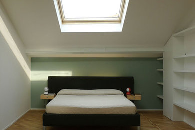 Esempio di una camera da letto minimal