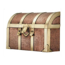 Steamer Trunk Wall Mount Mailbox - 255 - Decorative Trunks