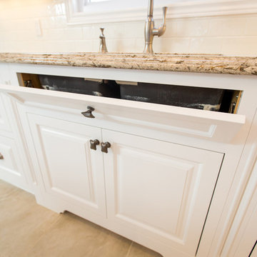 Transitional White Kitchen Remodel