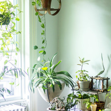 My Houzz: Vintage Collectors' Artfully Curated Walk-Up