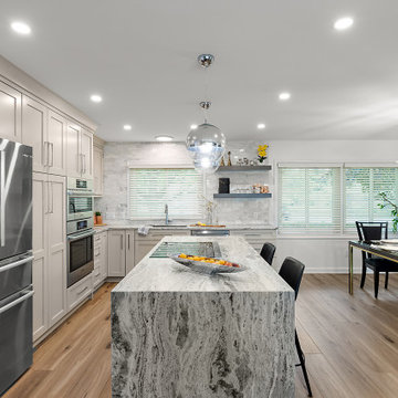Showplace EVO Frameless Kitchen & Mudroom Pantries in Lancaster Light Mocha