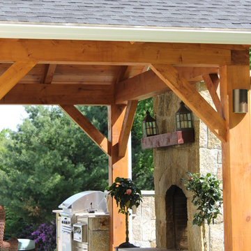 POST AND BEAM PAVILION