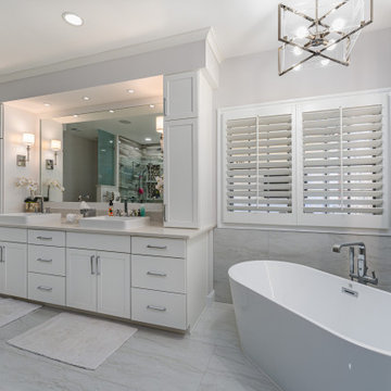 Master Bathroom Remodel + Laundry Makeover in Clifton, VA