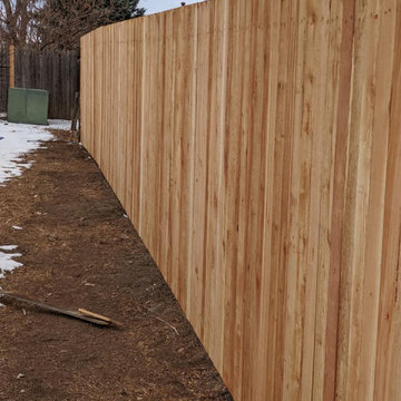 Cottonwood Red Cedar Privacy Fence