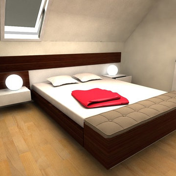 Budapest Flat bedroom interior