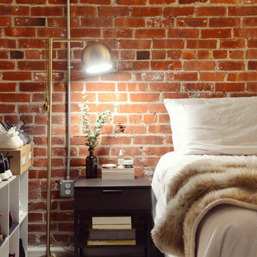 My Houzz: A Moody, Monochromatic Industrial Loft in Boston