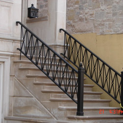Entrance stairs iron railing - Products