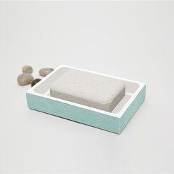 Manchester Soap Dish-Turquoise - Products