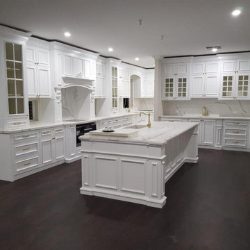 Australian 100% custom solid wood kitchen cabinets bath cabinet laundry cabinet