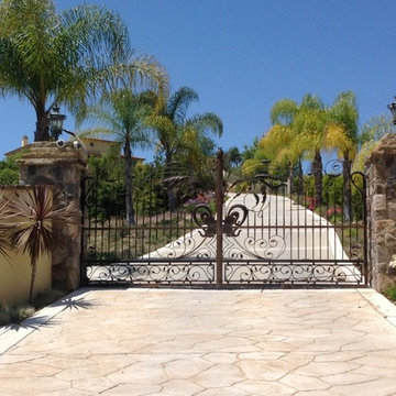 Custom Iron Driveway Gates