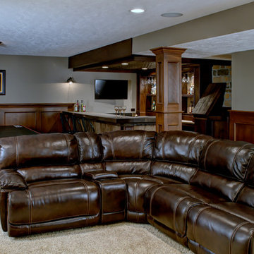 Custom Basement Bar