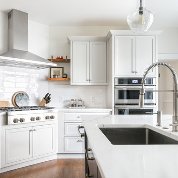 Floating Shelves Frame Stainless Hood