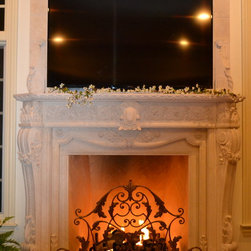 Natural Carved Stone Fireplaces - Home Decor