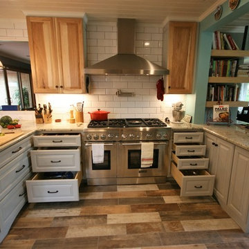 Paint and Natural Mix Kitchen