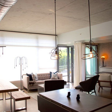 Lightsculptures Lighting at Dwell on Design, Met Loft Apartment 2015