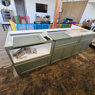 Kim Kitchen Retrofit and New Custom Island