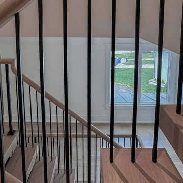 Project #122 | Freestanding Steel & Wood Staircase