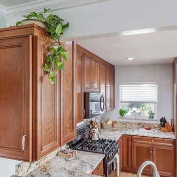 Cabinets.com | Classic look with Hawthorne Cherry Toffee Cabinets