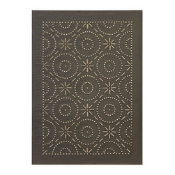 USA Handcrafted - Four Handcrafted Punched Tin Cabinet Panels Old Mill Quilted Pattern - Kitchen Cabinetry