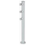 Jesco Lighting - Jesco Lighting SD105CC102560-S Mizar - 10 Inch Vertical Pole - The SD105CC series is available in three fixed lenMizar 10 Inch Vertic Silver *UL Approved: YES Energy Star Qualified: n/a ADA Certified: n/a  *Number of Lights:   *Bulb Included:Yes *Bulb Type:LED *Finish Type:Silver