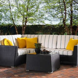 www.essentialsinside.com: maxime 5pc outdoor sectional - Outdoor Sofas