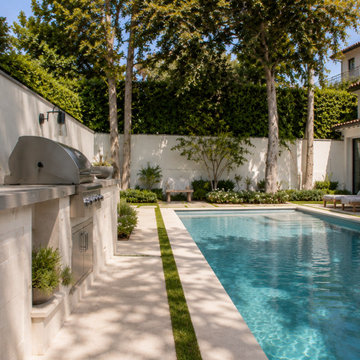 Modern Spanish Colonial Pool & Entertainer's Backyard