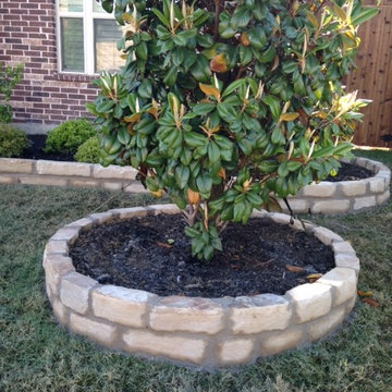 Custom stone border