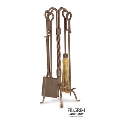 Traditional Tools in Burnished Bronze - Fireplace Accessories