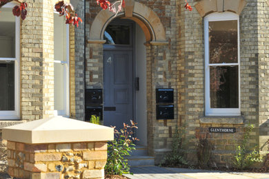 Contemporary entrance in Surrey.