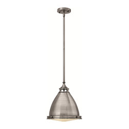 Hinkley Lighting - Hinkley Lighting Amelia Polished Antique Nickel LED Pendant Light - Pendant Lighting