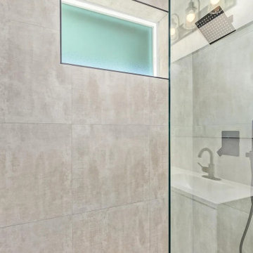 ADU Design with Frameless Glass Shower and Spacious Layout