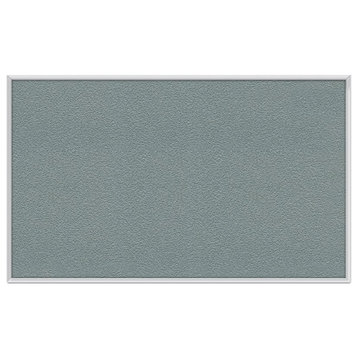 Ghent's Vinyl 18" x 24" Bulletin Board with Aluminum Frame in Stone