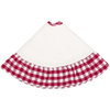 Emmie Red 21" Ruffled Mini Tree Skirt