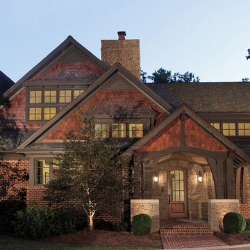 Shingle style entrance