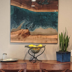 Large Beach Resin Wall Art - Artwork