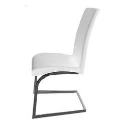 K&D - Alberti Dining Chairs, Set of 2, White - Dining Chairs