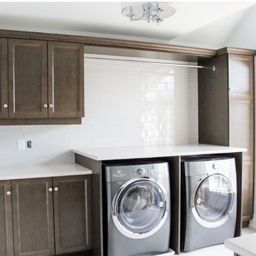 Bright & Airy Laundry Room Reno